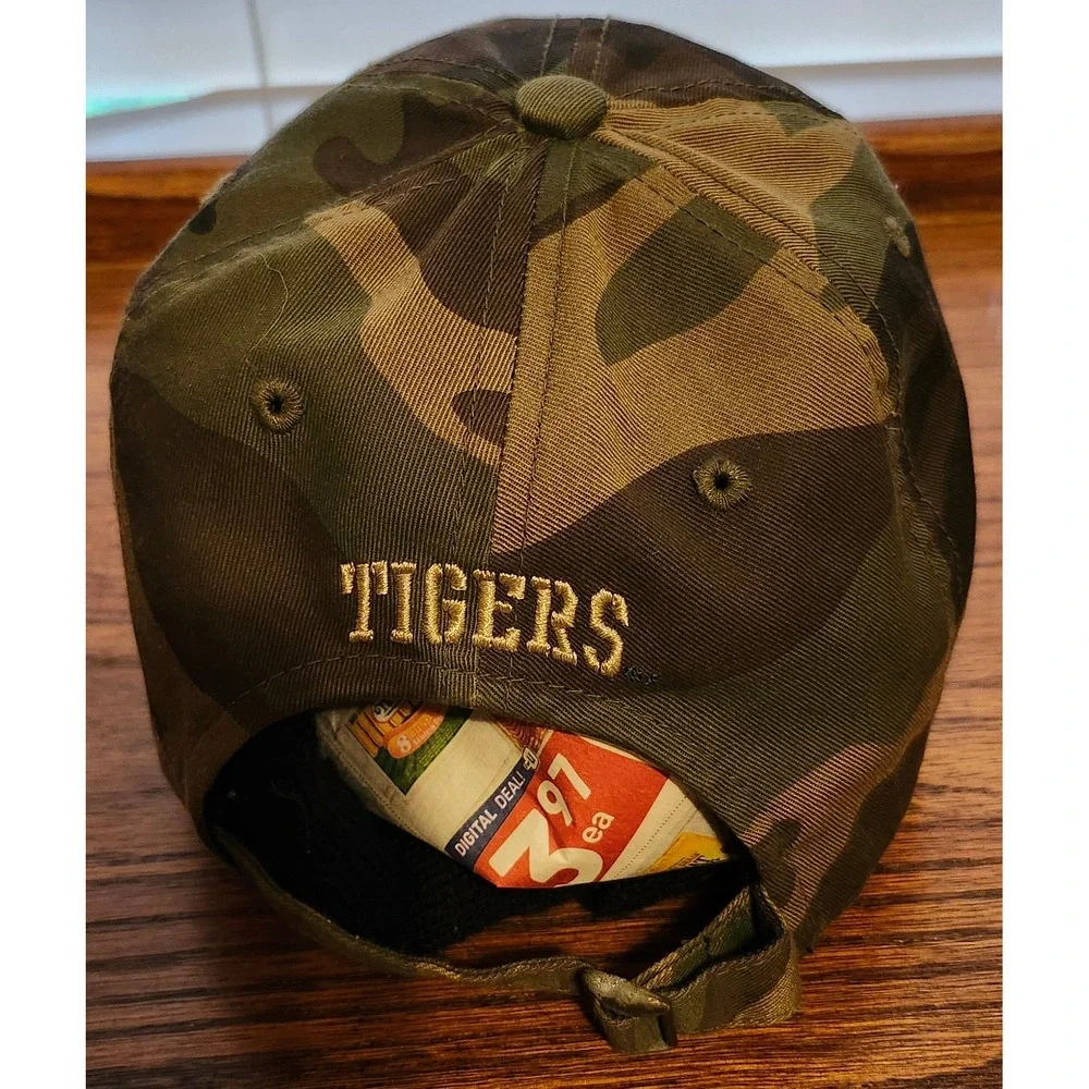 LSU Tigers Camo Hat Captivating Headgear Adjustable Baseball Cap LSU Gold Camo